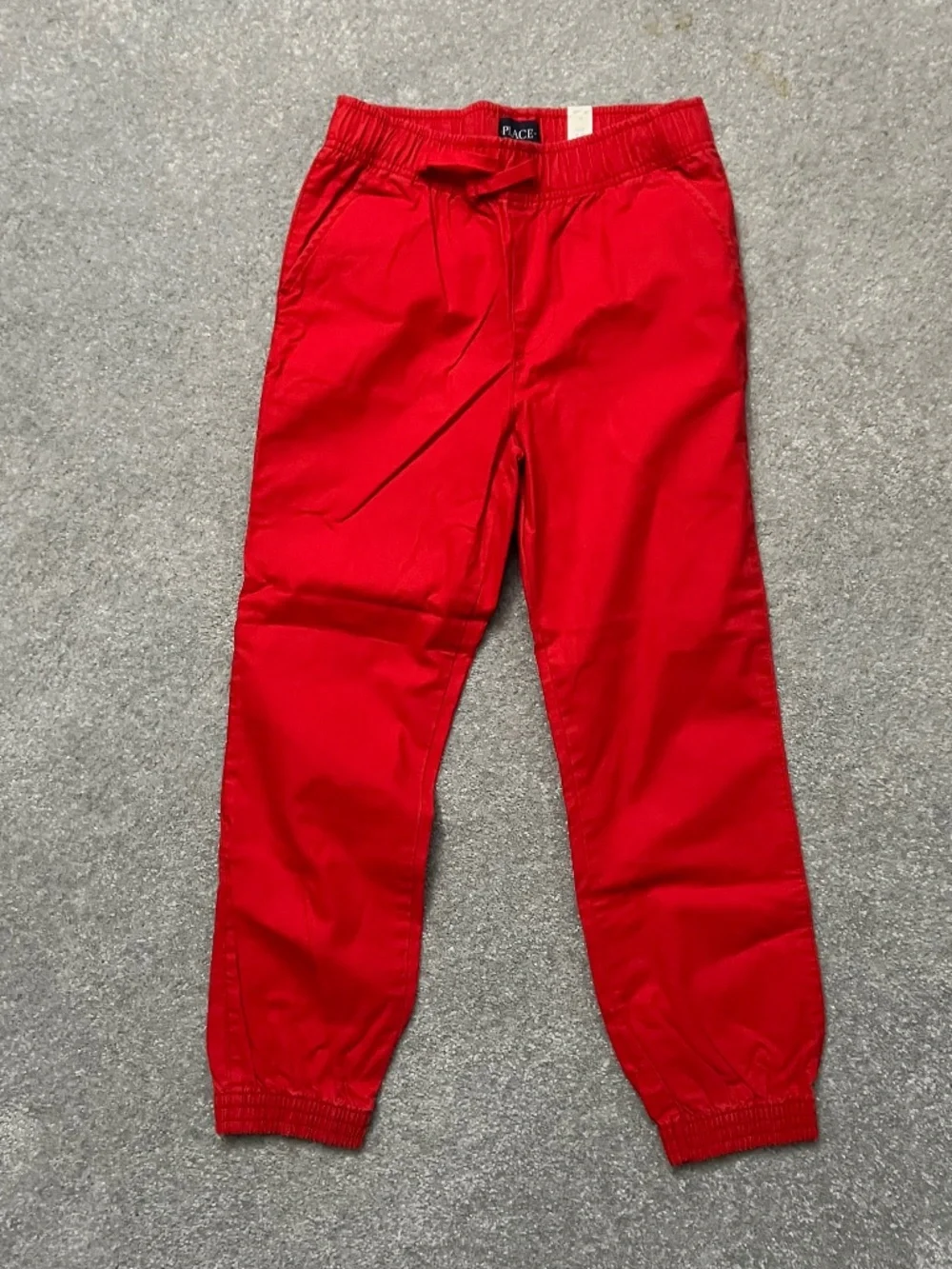 NWT The Children's Place Boy's red joggers, Size 10